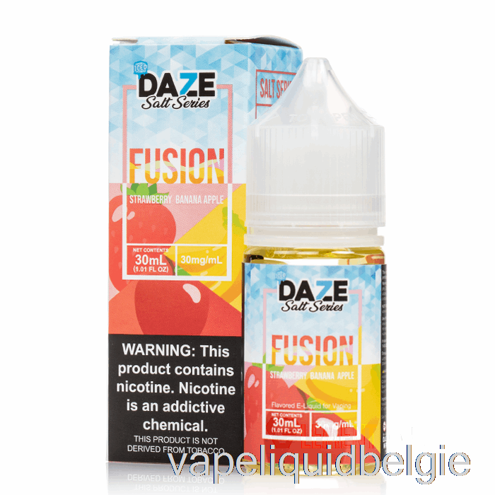 Vape Smaken Ijs Aardbei Banaan Appel - 7 Daze Fusiezouten - 30ml 30mg